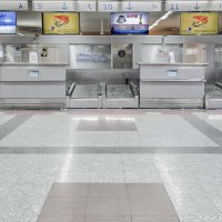 LCD های کانترهای ترمینال 4 فرودگاه مهرآباد